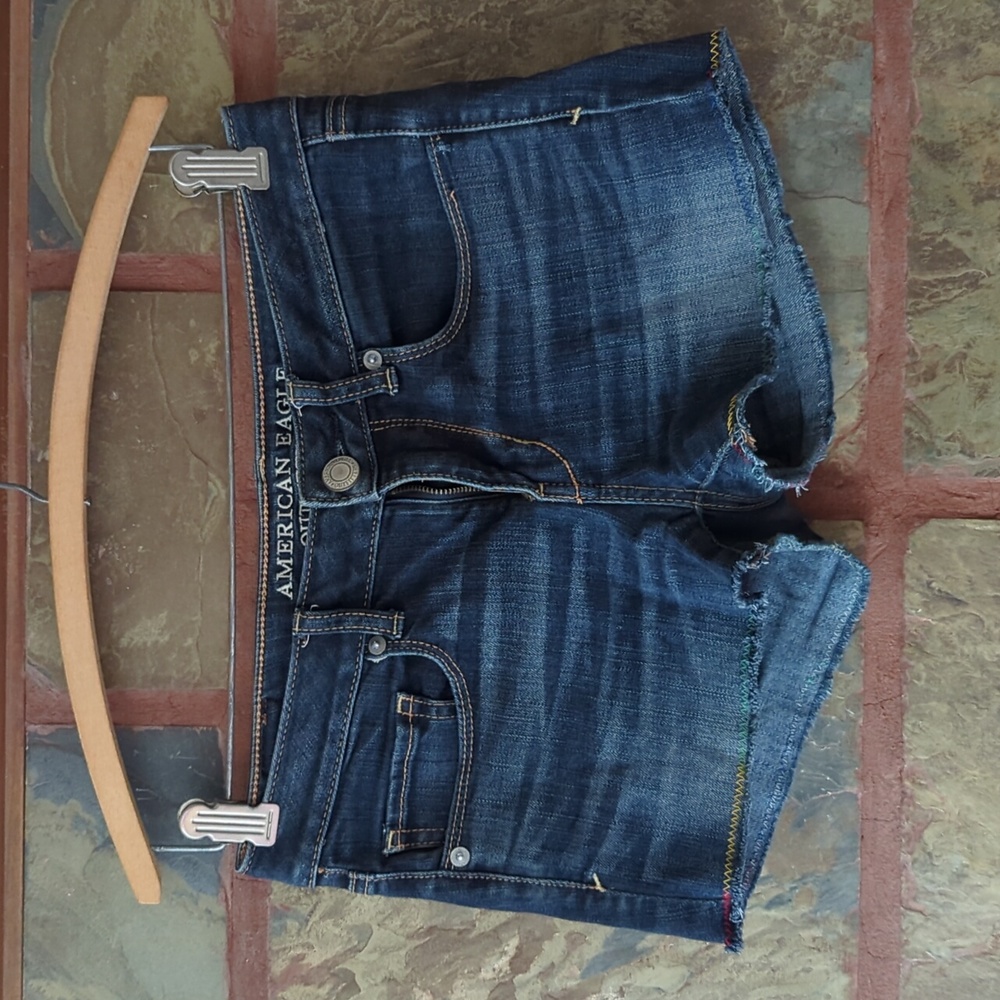 American Eagle Shorts with Contrast Hem